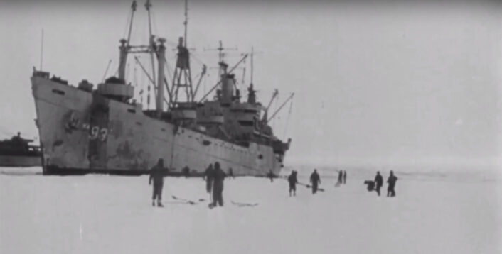 Okręty marynarki wojennej USA podczas Operacji Highjump na Antarktydzie