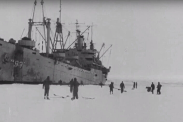 Okręty marynarki wojennej USA podczas Operacji Highjump na Antarktydzie