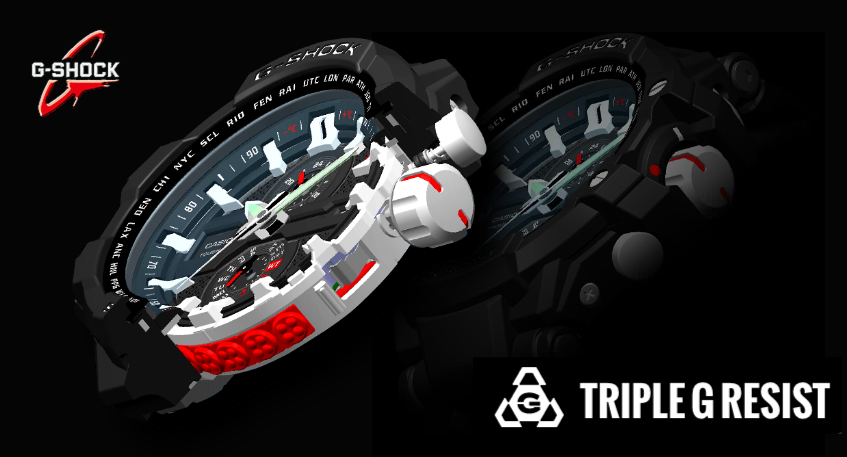 Triple G resist - potrójne zabezpieczenie zegarka G-Shock
